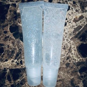 Clear glitter gloss 💕